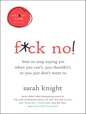 cover image of F*ck No!